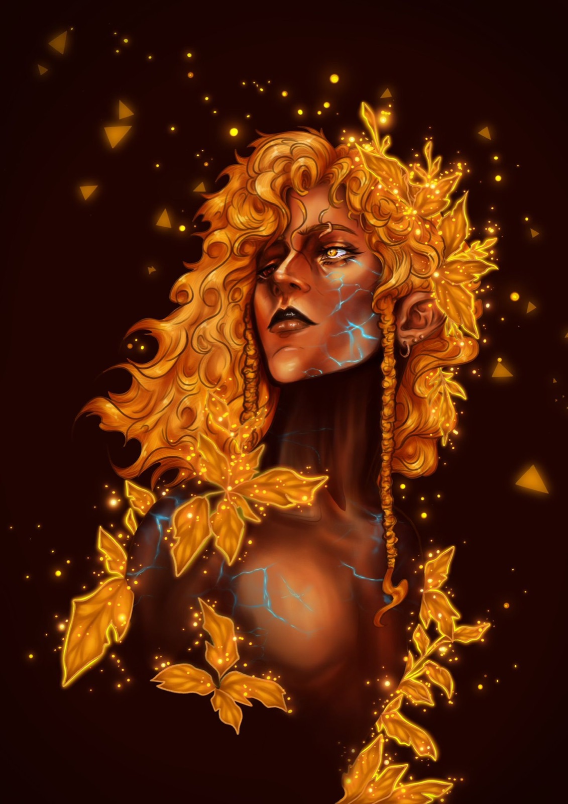 Fallen Muse — Painting