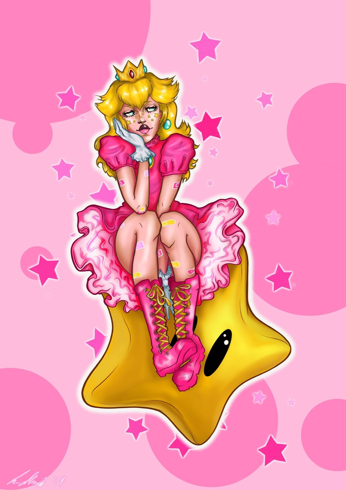 Peach — Painting