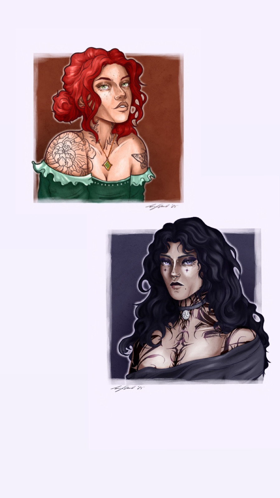 Witcher Women — Painting
